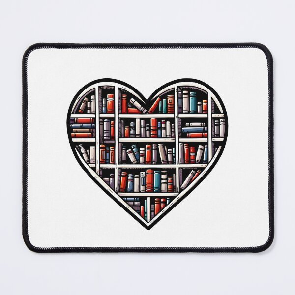 Item preview, Book Lover's Valentine's Day Heart designed and sold by Truck Stop One.