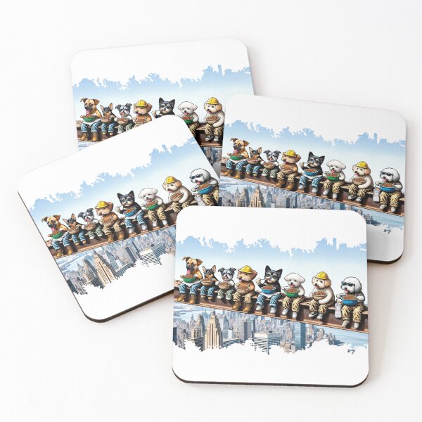 Item preview, New York City Dogs Lunch atop a Skyscraper designed and sold by 4TeeToo.