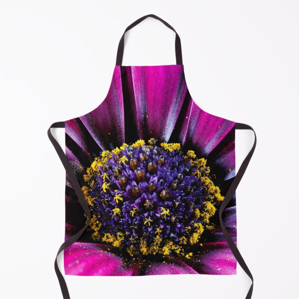Item preview, Macro photography of a purple cape daisy designed and sold by Giuseppe Cammino.