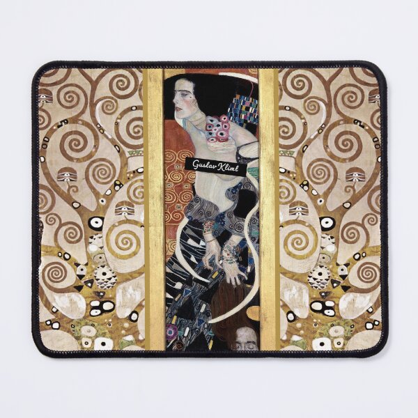 Aperçu de l'œuvre Gustav Klimt Collage de Judith II de Gustav Klimt et L'Arbre de Vie de Gustav Klimt créée et vendue par BossyCatHome.