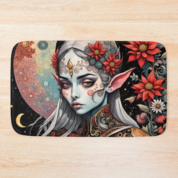 Item preview, The Elf-Maiden of the Three Crescent Moons designed and sold by Bright-Moonrise.