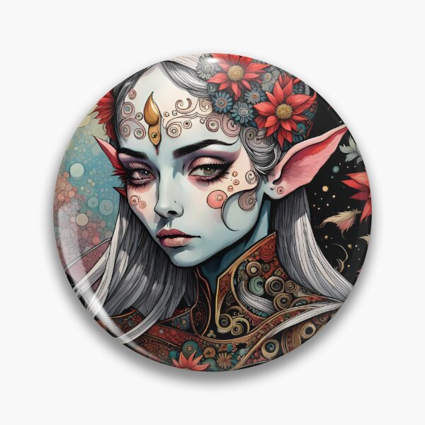 Item preview, The Elf-Maiden of the Three Crescent Moons designed and sold by Bright-Moonrise.