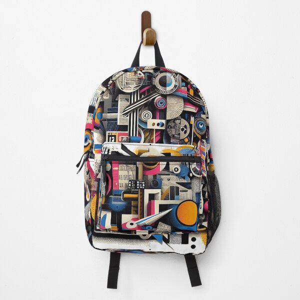 Item preview, Dadaist Collage Chaos designed and sold by TextileTrove.