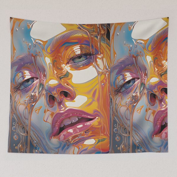 Item preview, Melting Marvel: A Portrait in Motion designed and sold by dogwoofwoof.
