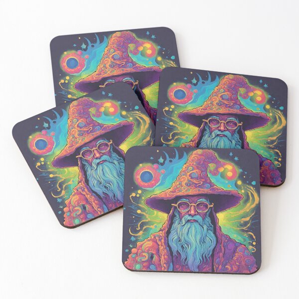 Item preview, Psychedelic Wizard Watercolor designed and sold by anaraee.