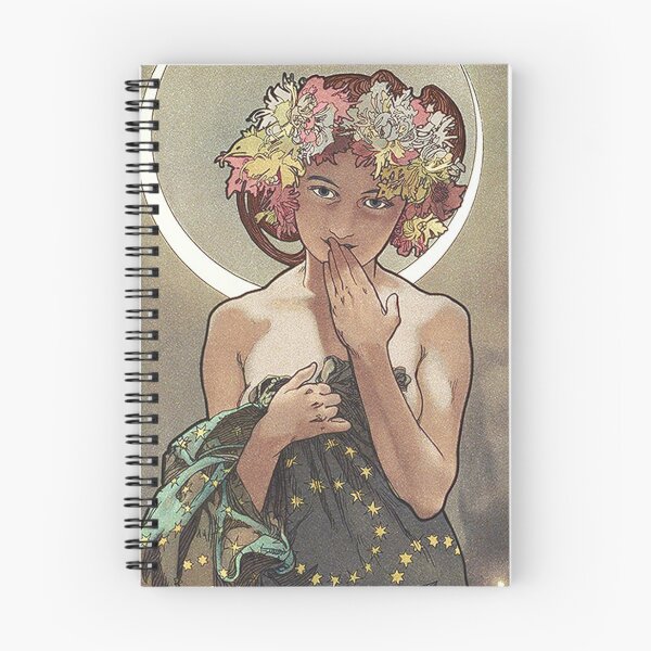 Item preview, The Moon, by Alphonse Mucha. (Original colors) HIGH DEFINITION designed and sold by MINDTHECHERRY.