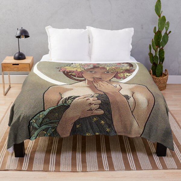 Item preview, The Moon, by Alphonse Mucha. (Original colors) HIGH DEFINITION designed and sold by MINDTHECHERRY.