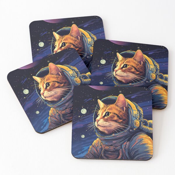 Item preview, Space Cat Astronaut  designed and sold by WhatThePawArts.