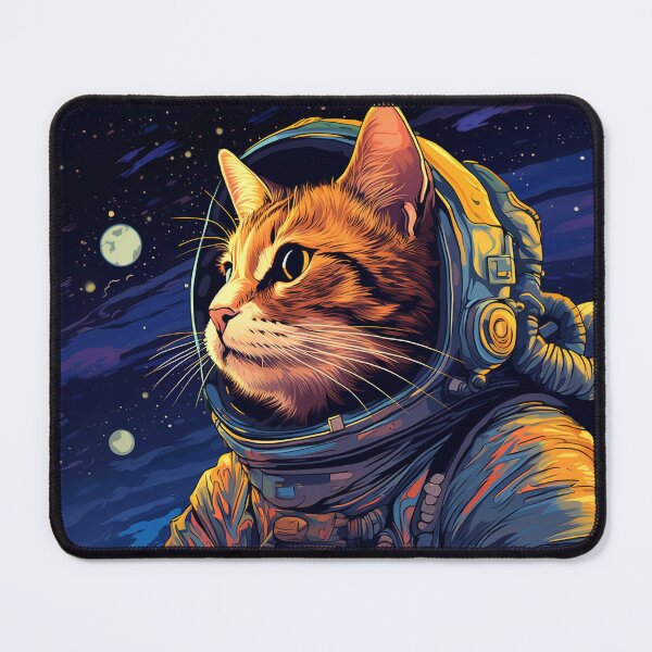 Item preview, Space Cat Astronaut designed and sold by WhatThePawArts.