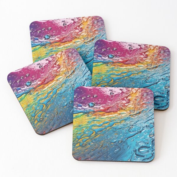 Item preview, Colorful Water Splash Pattern designed and sold by DigiDreamyArt.
