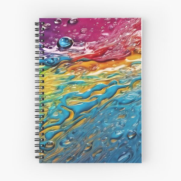 Item preview, Colorful Water Splash Pattern designed and sold by DigiDreamyArt.
