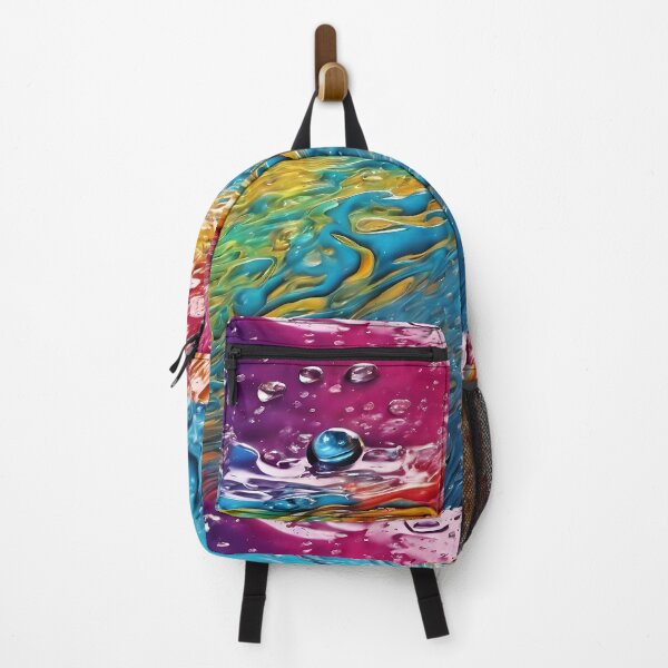 Item preview, Colorful Water Splash Pattern designed and sold by DigiDreamyArt.