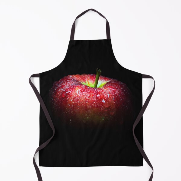 Item preview, Water droplet on glossy surface of red apple designed and sold by Satakorn.