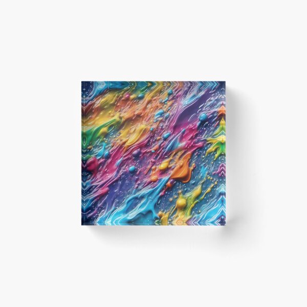 Item preview,  Marvelous Colorful Water Splash Pattern designed and sold by DigiDreamyArt.