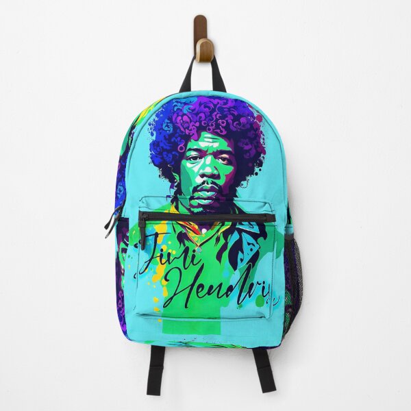 Item preview, Portrait of Jimi Hendrix painted in graffiti style designed and sold by BubblyDelight.