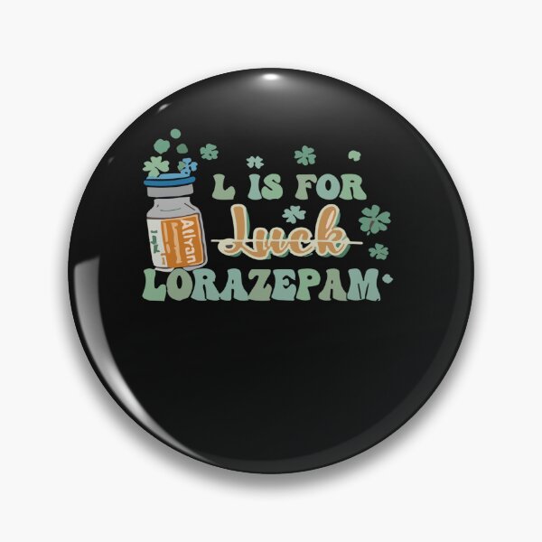Item preview, L is for Lorazepam St Patrick's Day Nurse Pharmacist Crna  designed and sold by Pitchou07.