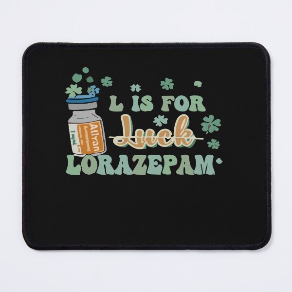 Item preview, L is for Lorazepam St Patrick's Day Nurse Pharmacist Crna  designed and sold by Pitchou07.