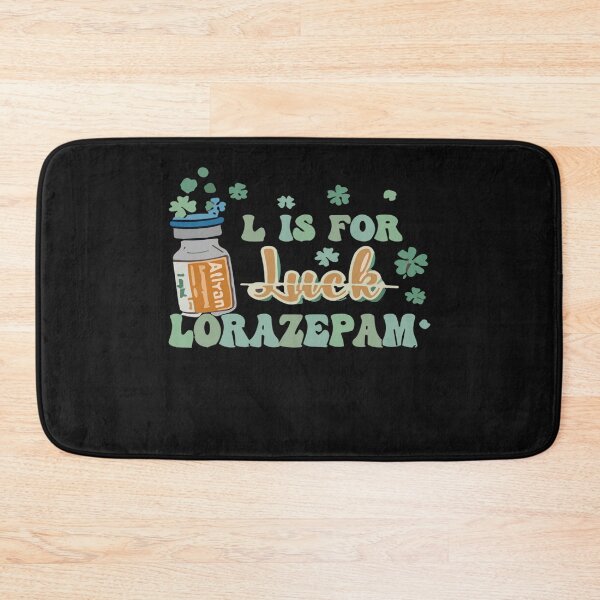Item preview, L is for Lorazepam St Patrick's Day Nurse Pharmacist Crna  designed and sold by Pitchou07.