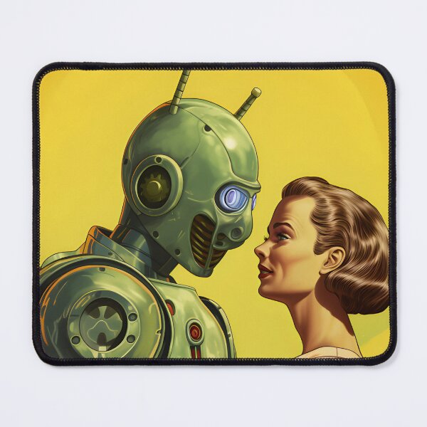Item preview, Retro Romance: Love in the Age of Robots designed and sold by dogwoofwoof.