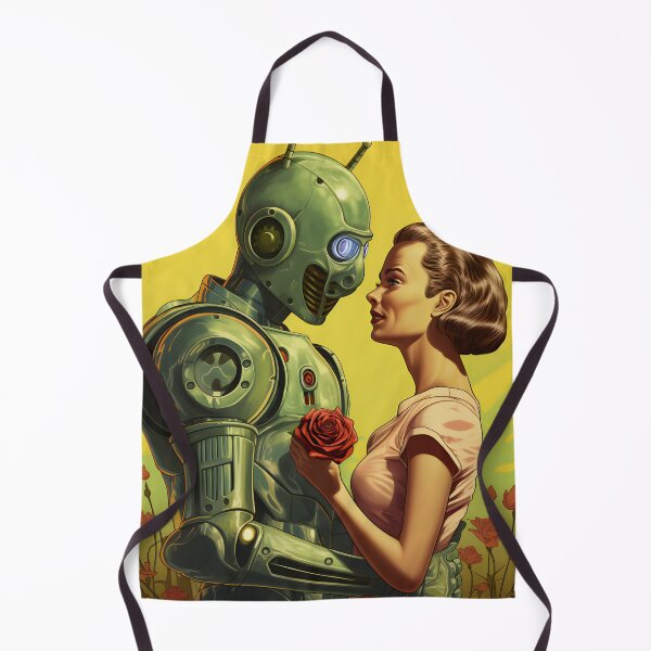 Item preview, Retro Romance: Love in the Age of Robots designed and sold by dogwoofwoof.
