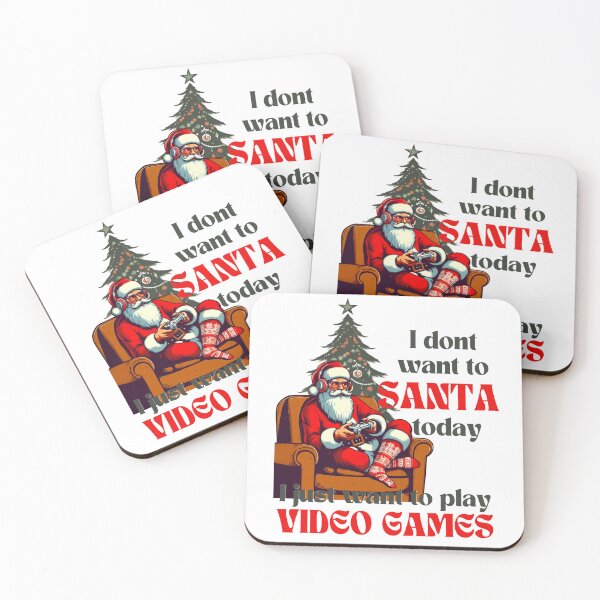 Item preview, I don't want to Santa today, I just want to play video games designed and sold by Fr0mtheMachine.