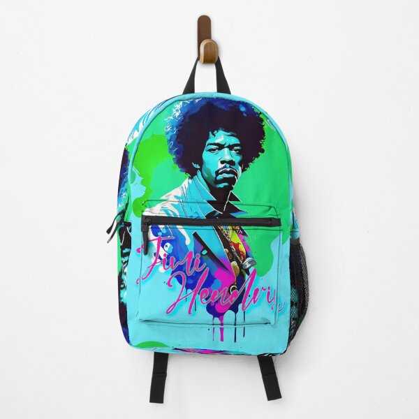 Item preview, Portrait of Jimi Hendrix painted in graffiti style designed and sold by BubblyDelight.