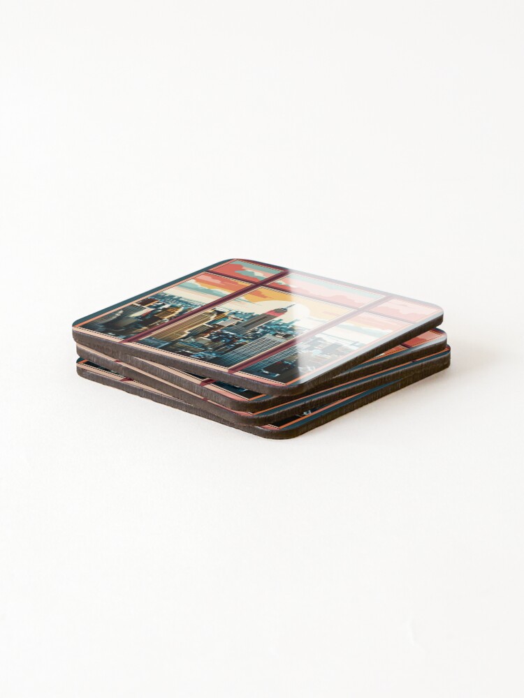 Thumbnail 4 of 5, Coasters (Set of 4), Window designed and sold by tayfunc.