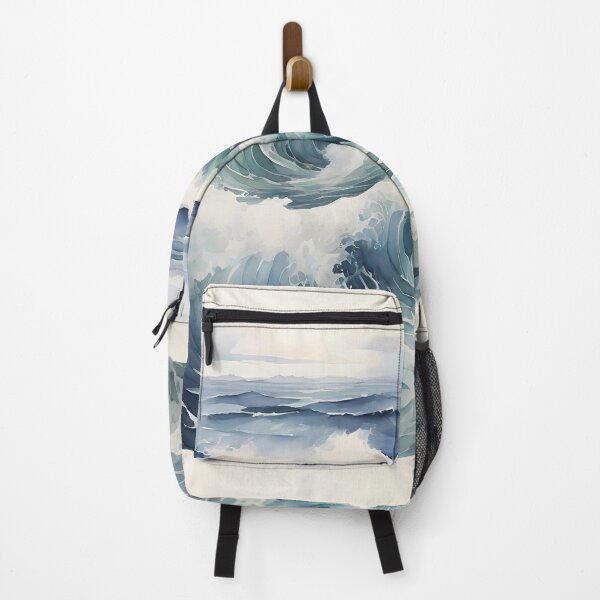 Item preview, Rough waves in watercolor design designed and sold by randrdesign.