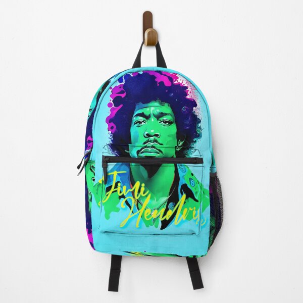 Item preview, Portrait of Jimi Hendrix painted in graffiti style designed and sold by BubblyDelight.