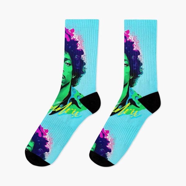 Item preview, Portrait of Jimi Hendrix painted in graffiti style designed and sold by BubblyDelight.