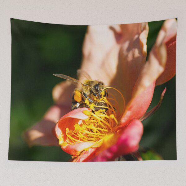 Item preview, A bee collecting pollen designed and sold by Giuseppe Cammino.
