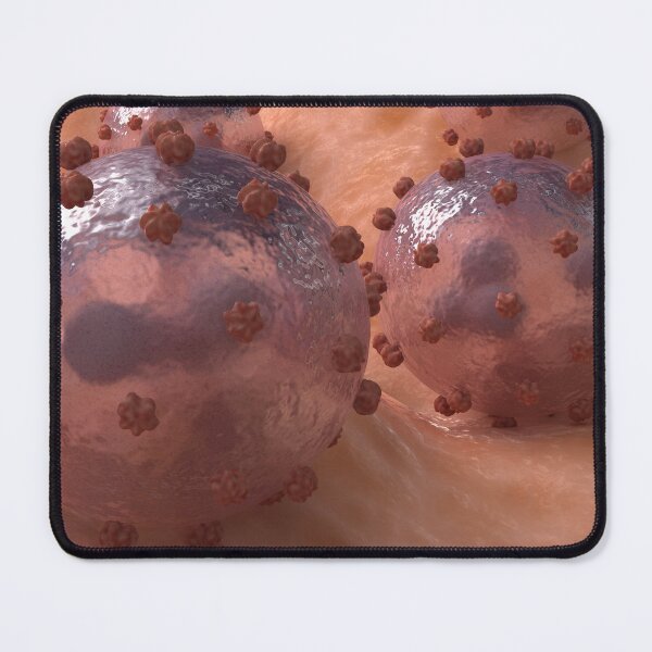 Item preview, STK701626H-Illustration of Lassa virus on surface. designed and sold by StocktrekImages.
