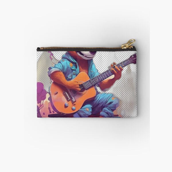 Item preview, Cartoon Character Playing Guitar designed and sold by HarmonyGuitars.