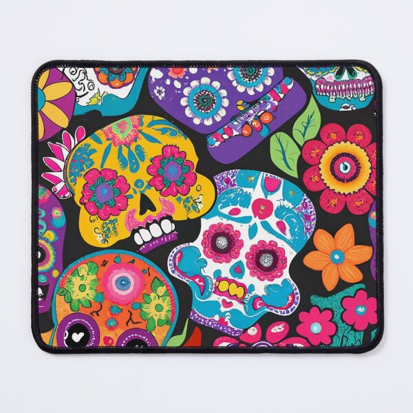 Item preview, Smile Skulls Skeleton Gardener | Floral Sugar Skulls designed and sold by Verycutethings.