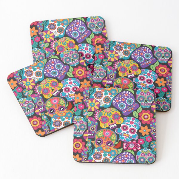 Item preview, Smile Skulls Skeleton Gardener | Floral Sugar Skulls designed and sold by Verycutethings.