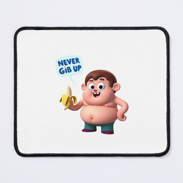 Item preview, Never Gib Up - Gibby designed and sold by MushroomHut.