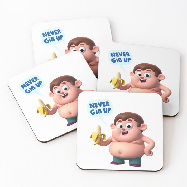 Item preview, Never Gib Up - Gibby designed and sold by MushroomHut.