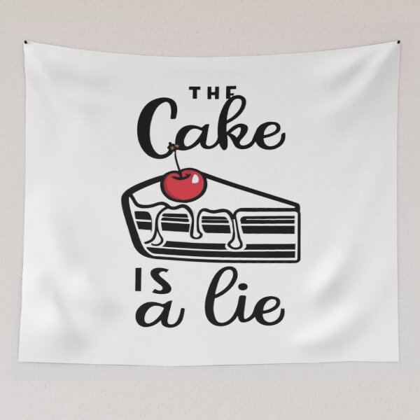 Item preview, The cake is a lie designed and sold by UrbanGraphixs.