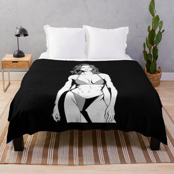 Vista previa del artículo con la obra «Copia de Bikini - Hermosa chica elegante en bikini blanco y negro», diseñado y vendido por LoveandNature.