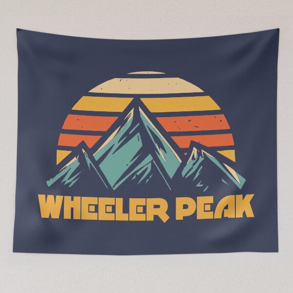 Item preview, Wheeler Peak New Mexico Retro Turquoise designed and sold by Esskay Designs.