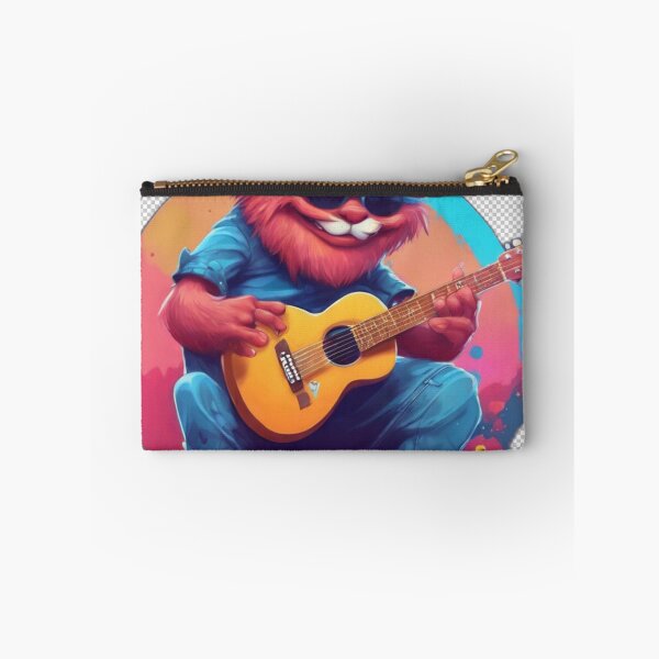 Item preview, Cartoon Character Playing Guitar  designed and sold by HarmonyGuitars.