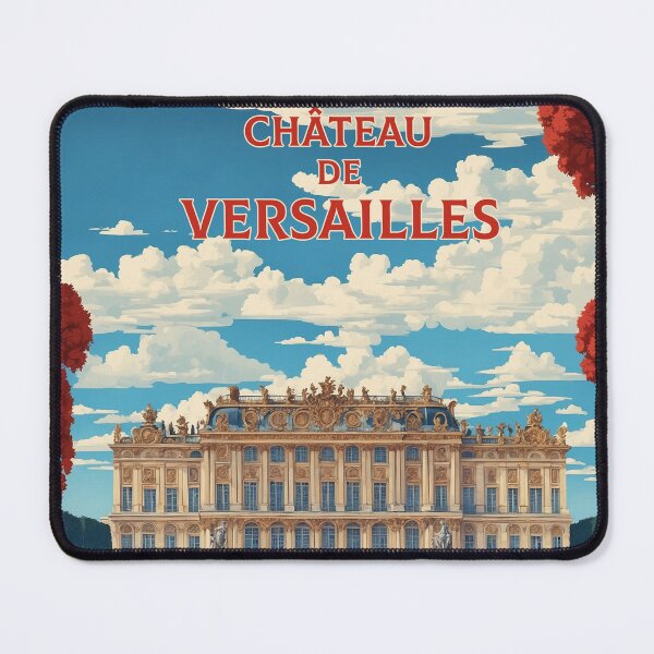 Item preview, Château de Versailles France Vintage Poster Tourism designed and sold by TravelersGems.