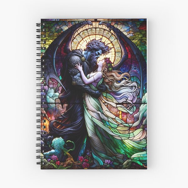 Item preview, Hades and Persephone Stained Glass designed and sold by Truck Stop One.