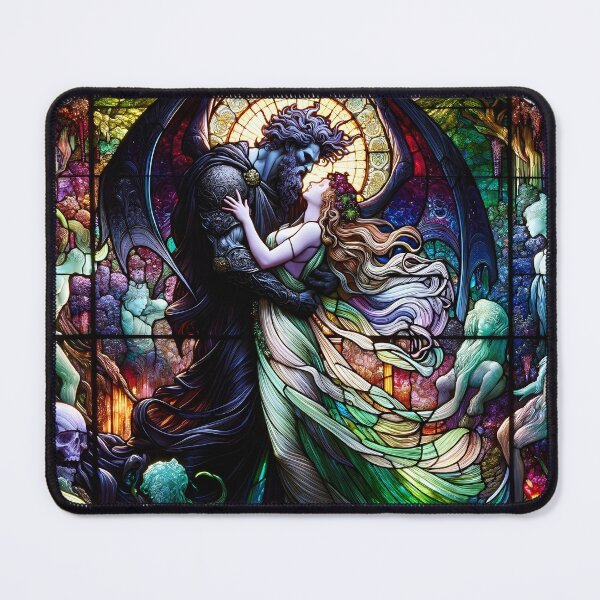 Item preview, Hades and Persephone Stained Glass designed and sold by Truck Stop One.