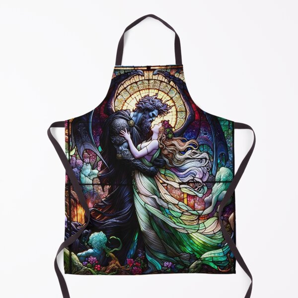 Item preview, Hades and Persephone Stained Glass designed and sold by Truck Stop One.