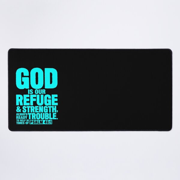 Item preview, Psalm 46:1 God Is Our Refuge And Strength designed and sold by plushism.