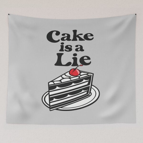 Item preview, The cake is a lie designed and sold by UrbanGraphixs.