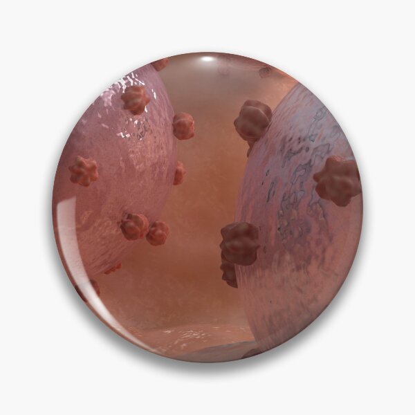 Item preview, STK701627H-Illustration of Lassa virus on surface. designed and sold by StocktrekImages.