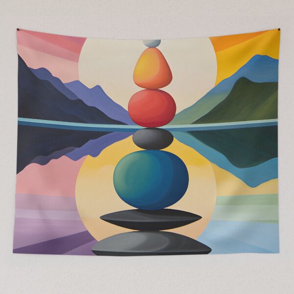 Item preview, Zen Harmony: Poised Stones in Equilibrium designed and sold by X4eArtist.