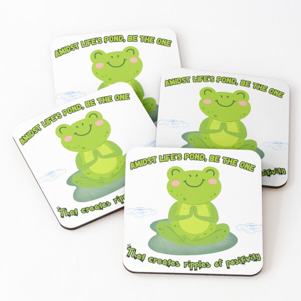 Item preview, Positivity Frog designed and sold by AquaMoonDesign.